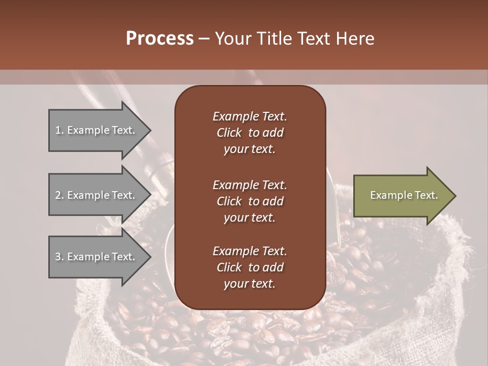 Caffeine Image Bean PowerPoint Template