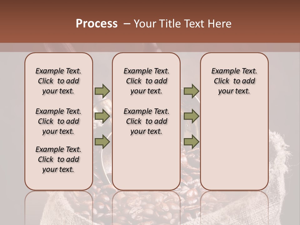 Caffeine Image Bean PowerPoint Template
