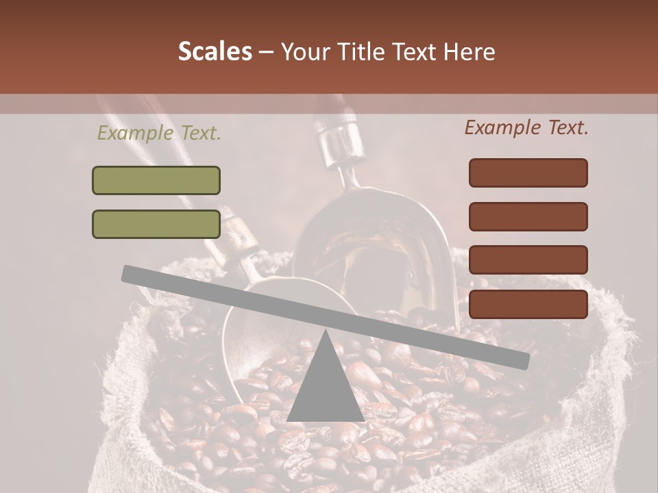 Caffeine Image Bean PowerPoint Template