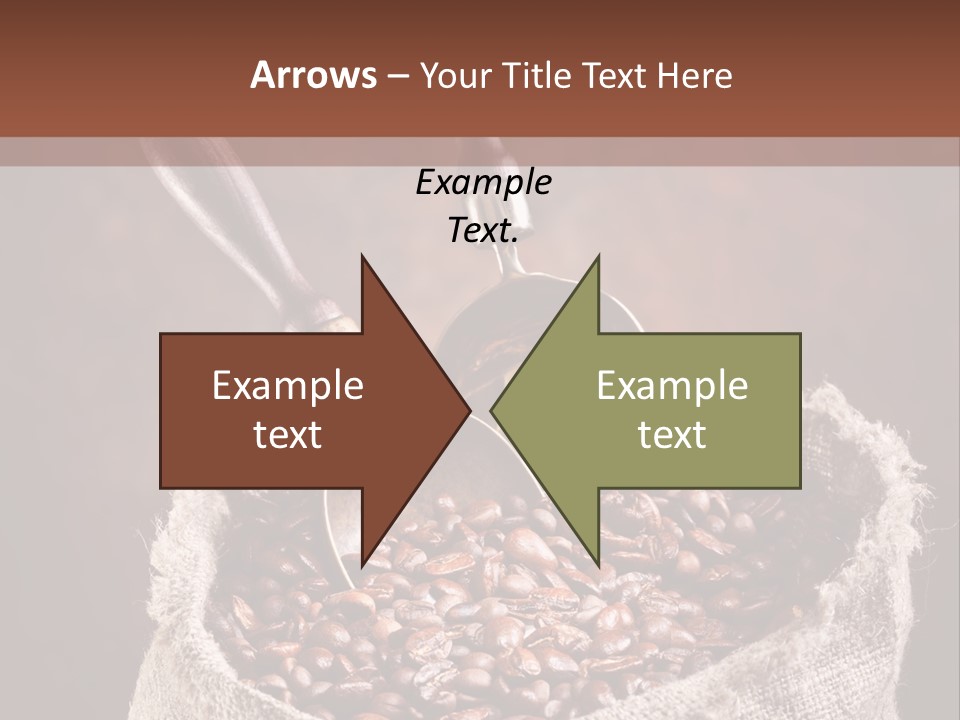 Caffeine Image Bean PowerPoint Template