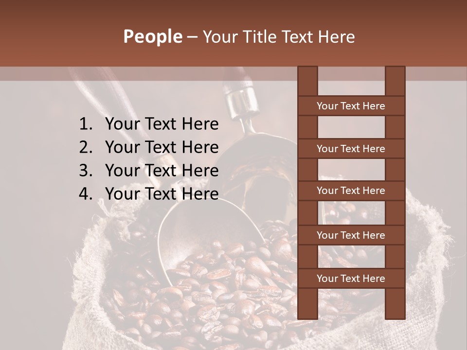 Caffeine Image Bean PowerPoint Template