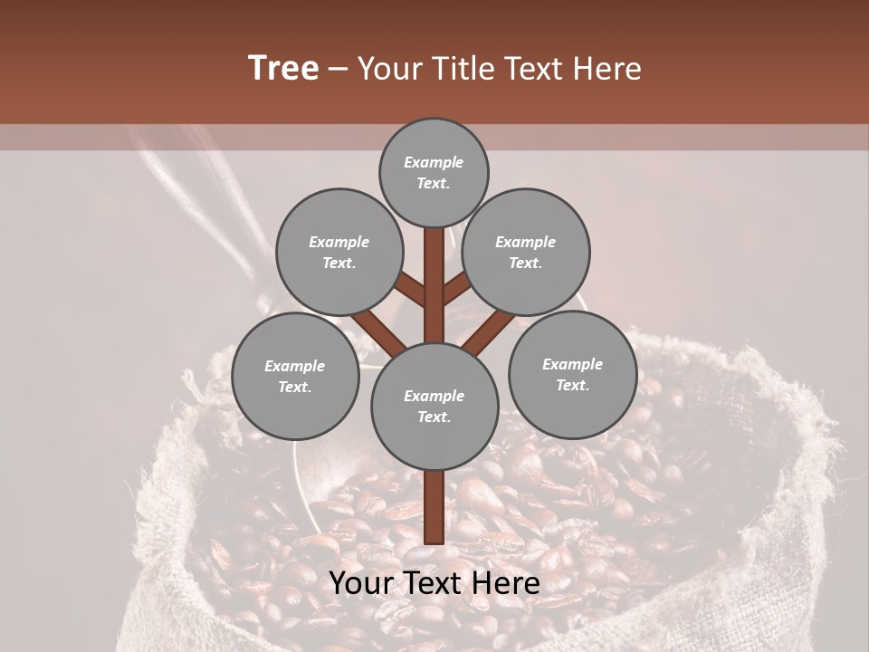 Caffeine Image Bean PowerPoint Template