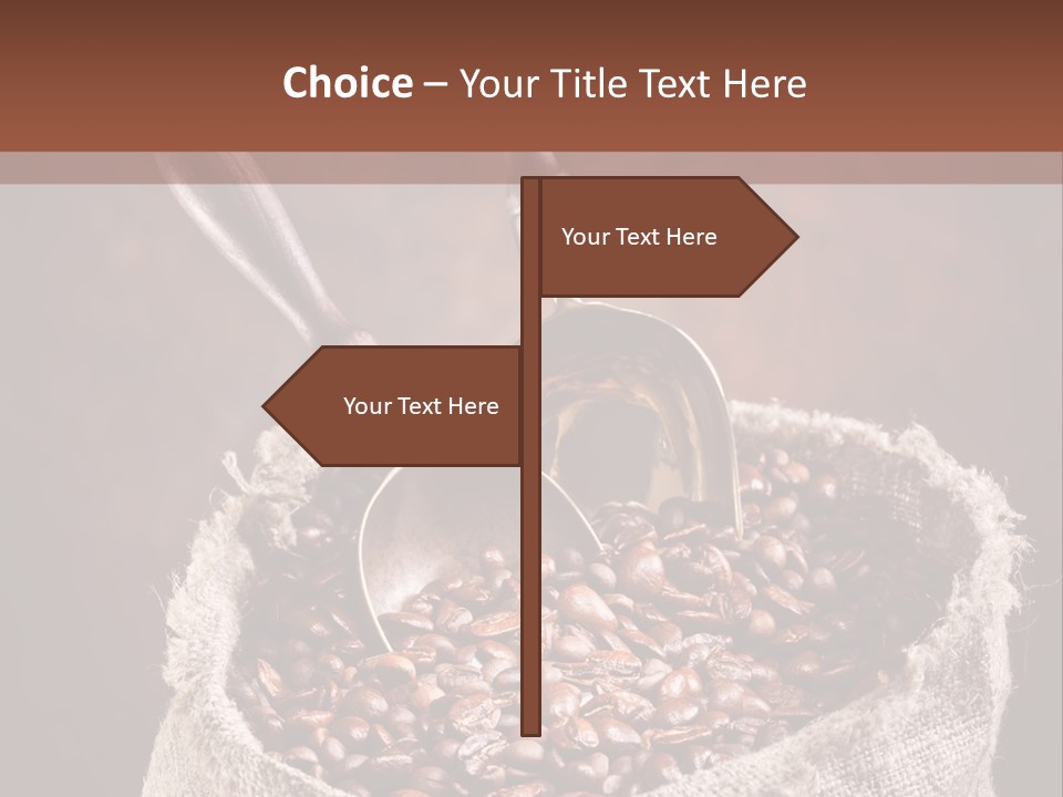 Caffeine Image Bean PowerPoint Template