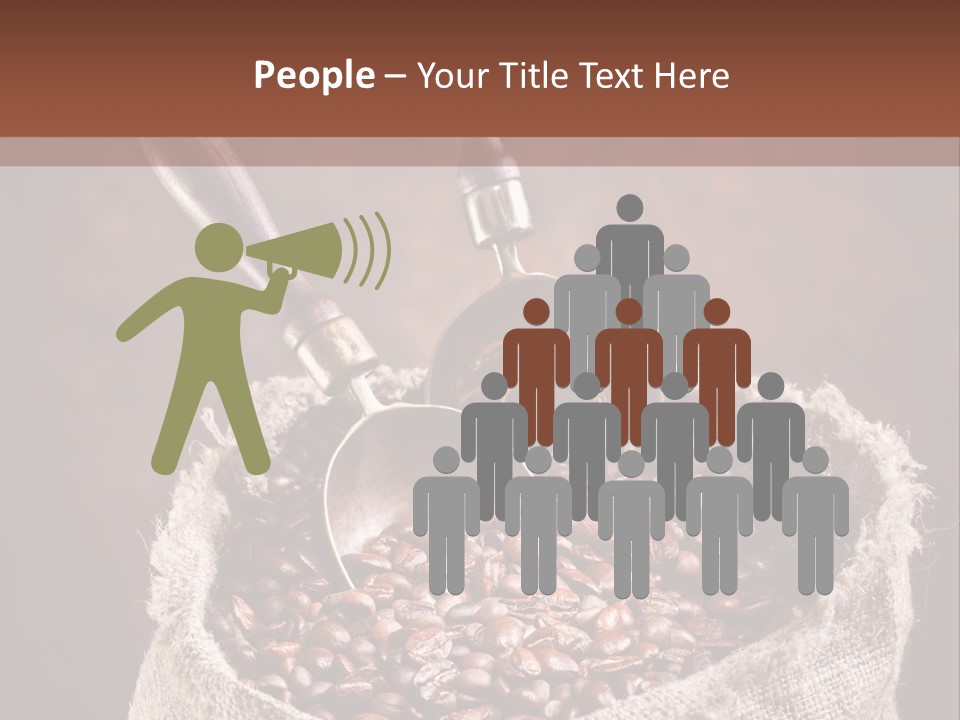 Caffeine Image Bean PowerPoint Template