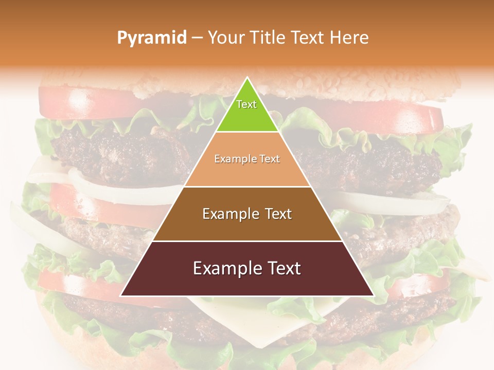 Hamburger Cheeseburger Meal PowerPoint Template