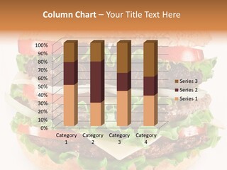 Hamburger Cheeseburger Meal PowerPoint Template