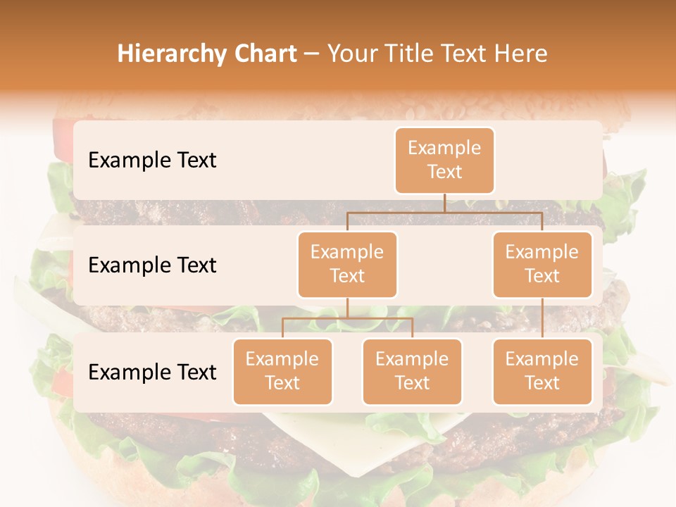 Hamburger Cheeseburger Meal PowerPoint Template