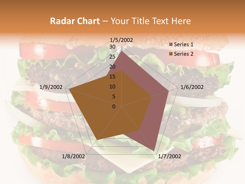 Hamburger Cheeseburger Meal PowerPoint Template
