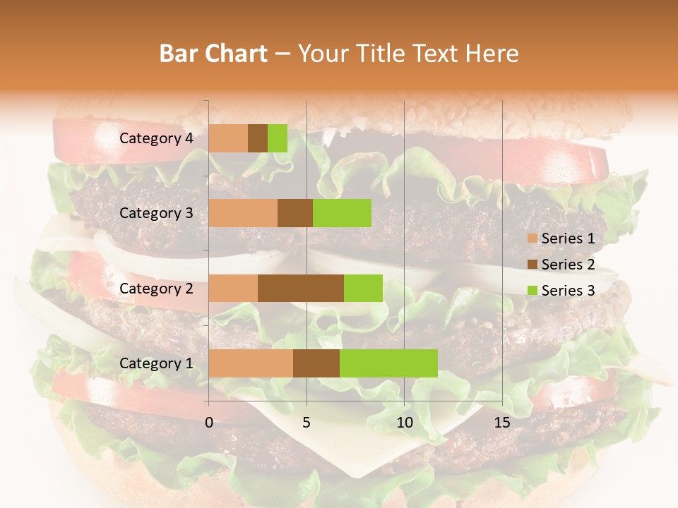 Hamburger Cheeseburger Meal PowerPoint Template