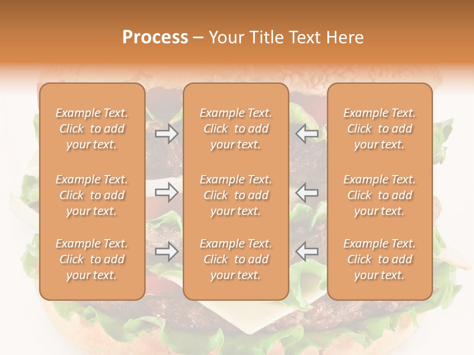Hamburger Cheeseburger Meal PowerPoint Template