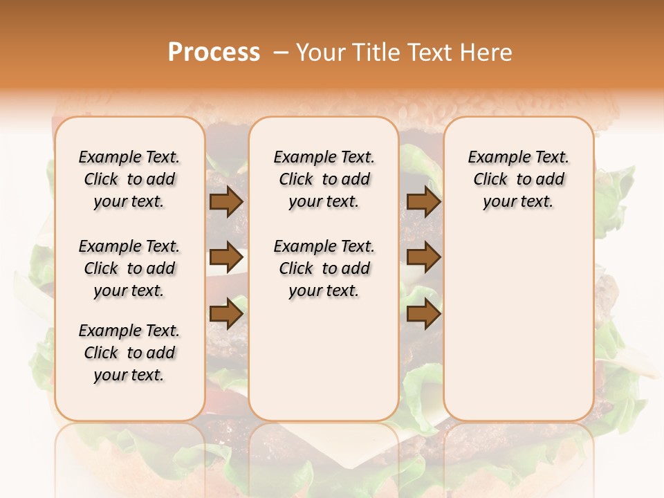 Hamburger Cheeseburger Meal PowerPoint Template