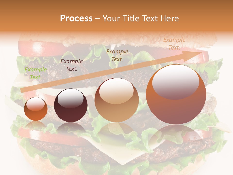 Hamburger Cheeseburger Meal PowerPoint Template