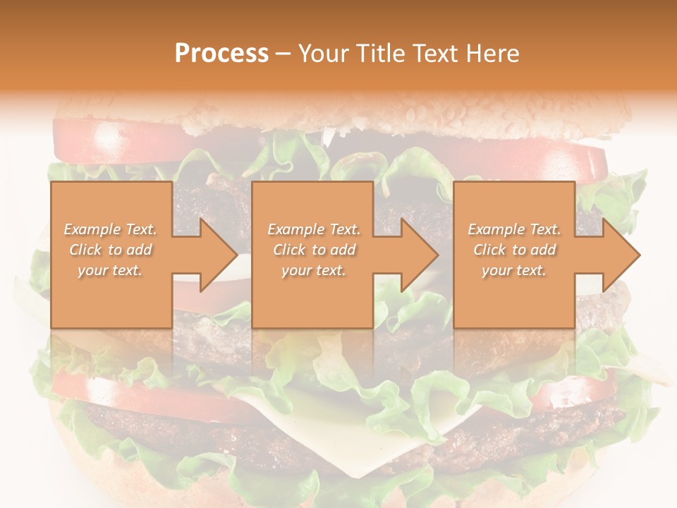 Hamburger Cheeseburger Meal PowerPoint Template