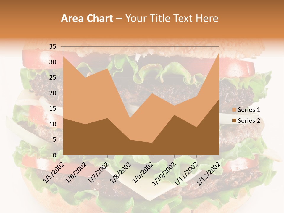 Hamburger Cheeseburger Meal PowerPoint Template