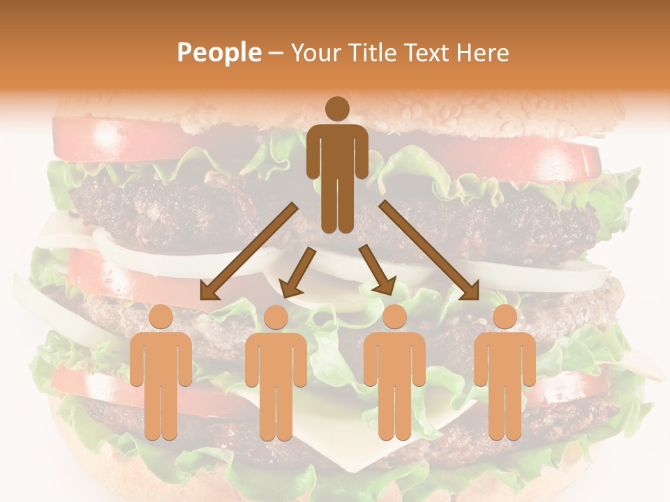 Hamburger Cheeseburger Meal PowerPoint Template