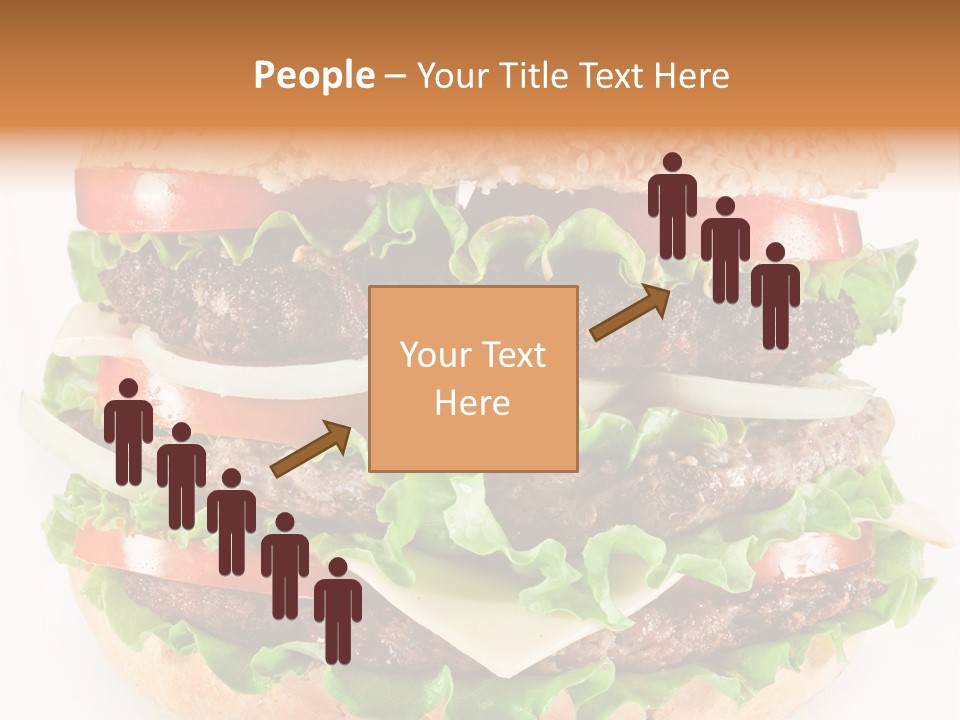 Hamburger Cheeseburger Meal PowerPoint Template