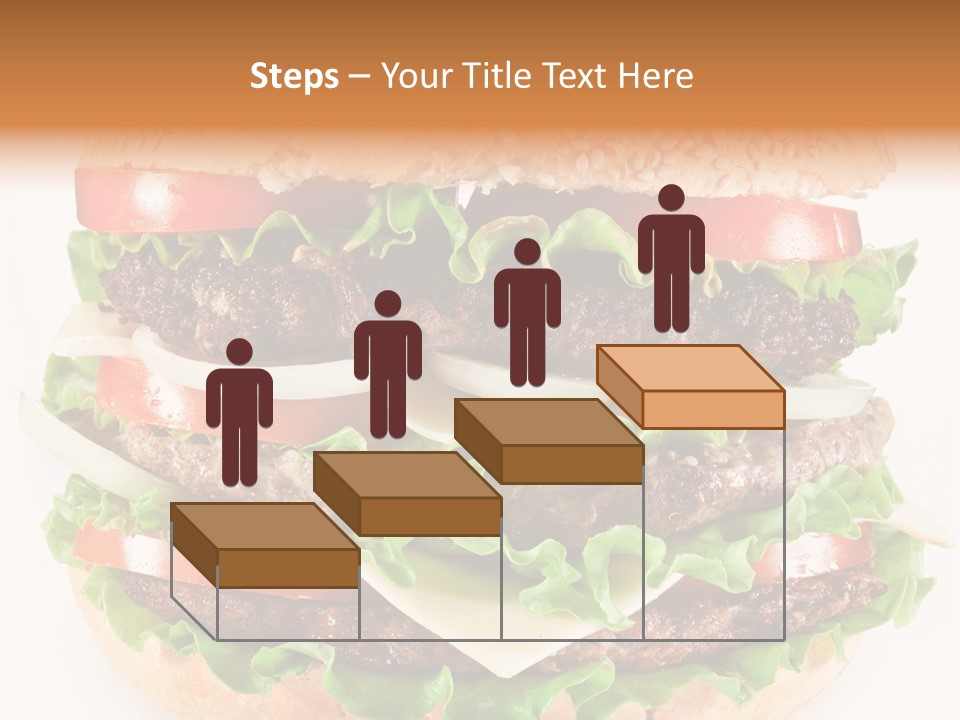 Hamburger Cheeseburger Meal PowerPoint Template