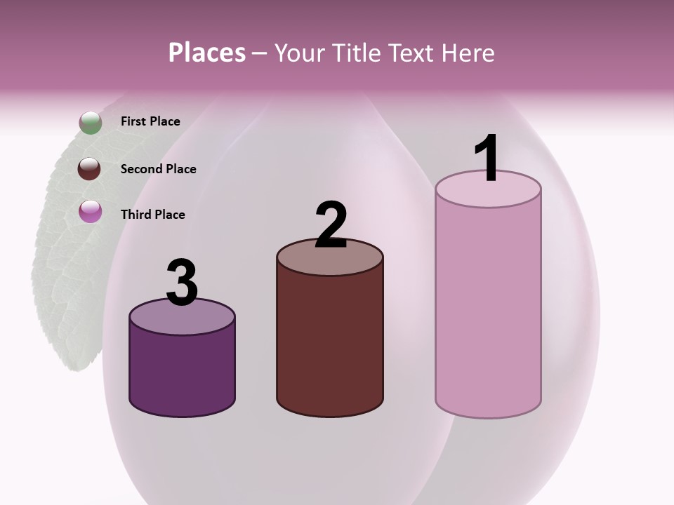 Raw Delicious Leaf PowerPoint Template