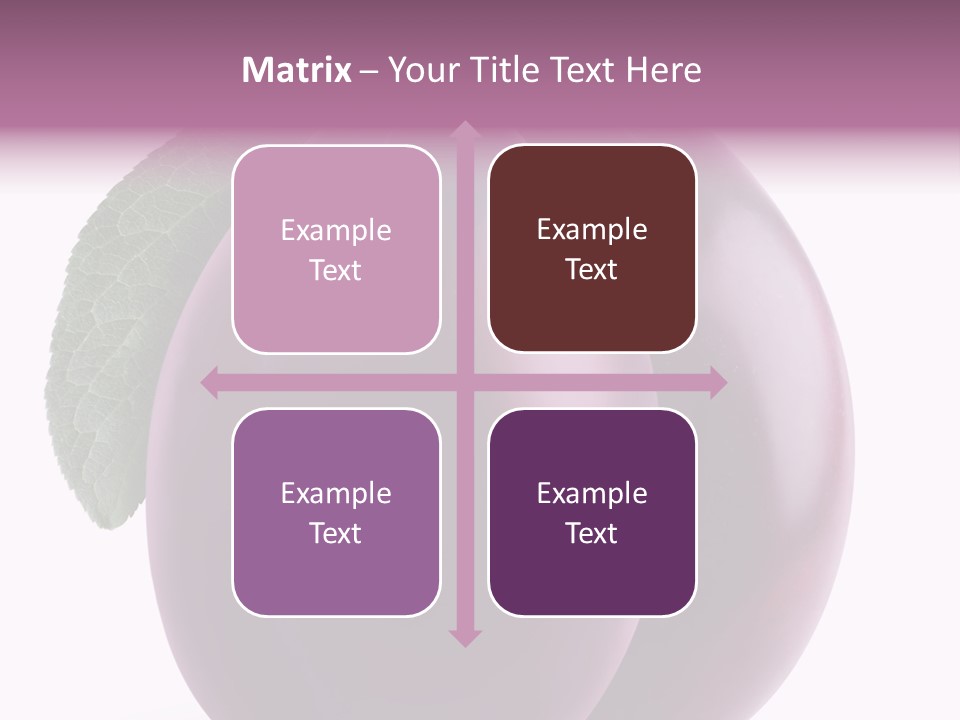 Raw Delicious Leaf PowerPoint Template