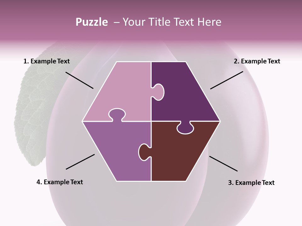 Raw Delicious Leaf PowerPoint Template