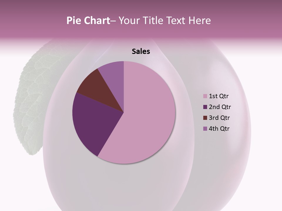 Raw Delicious Leaf PowerPoint Template