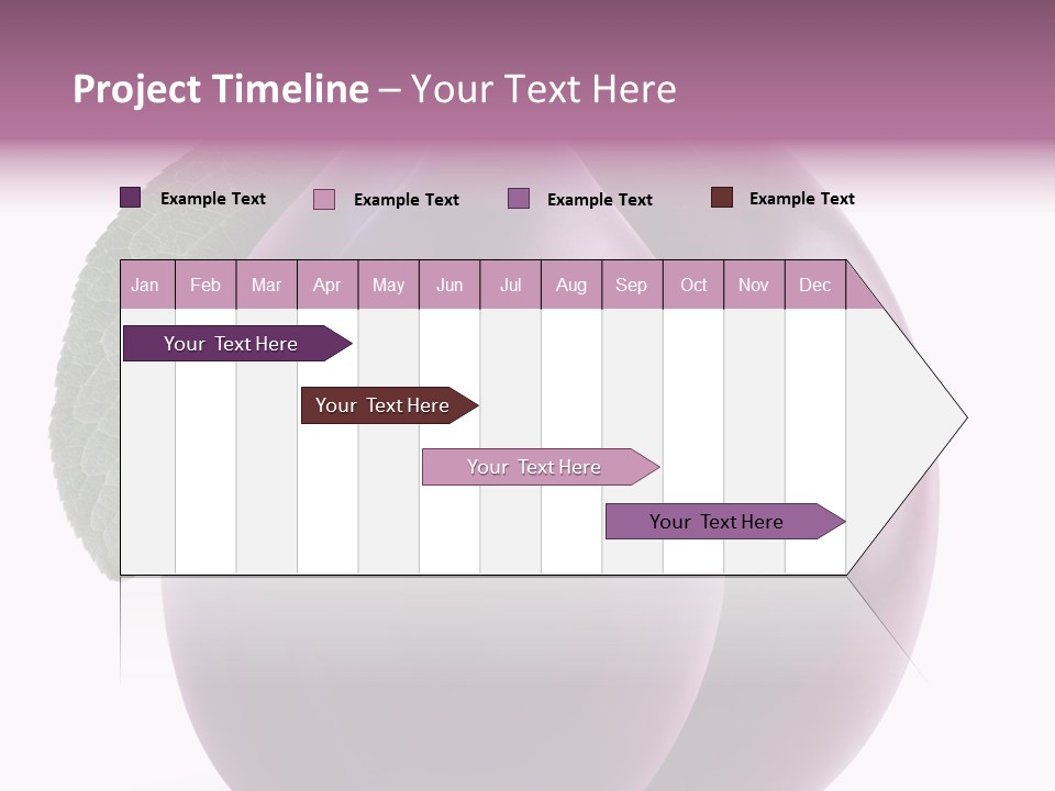 Raw Delicious Leaf PowerPoint Template