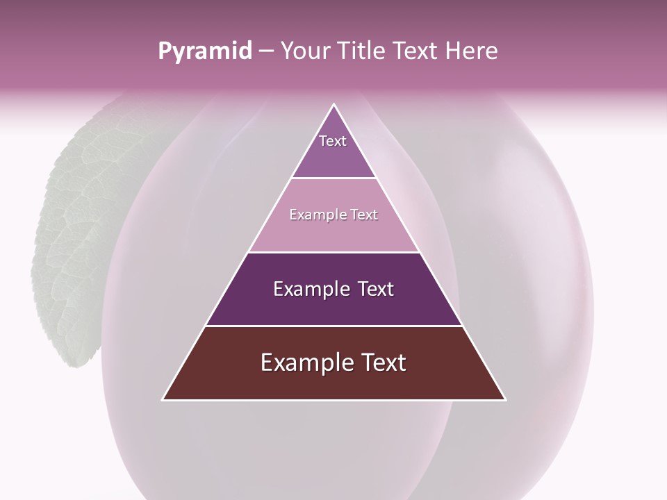 Raw Delicious Leaf PowerPoint Template