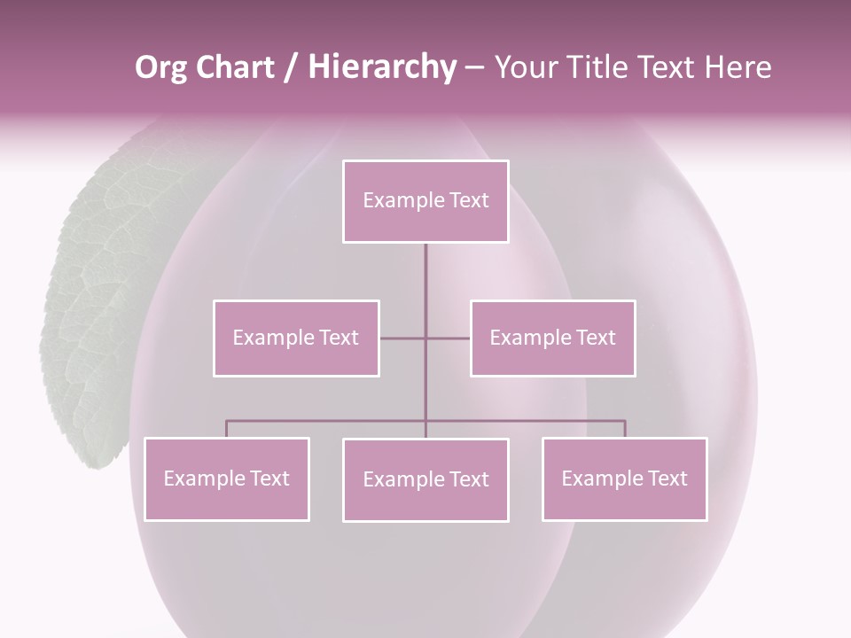 Raw Delicious Leaf PowerPoint Template