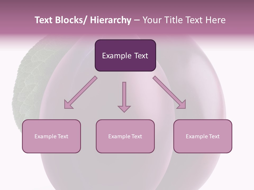 Raw Delicious Leaf PowerPoint Template