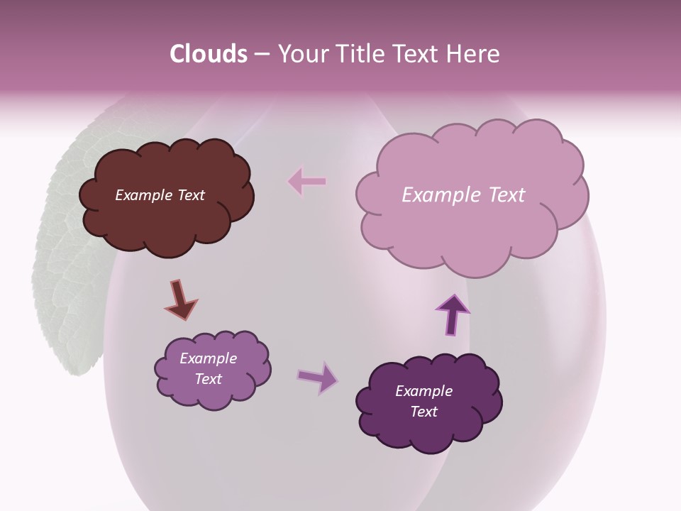 Raw Delicious Leaf PowerPoint Template