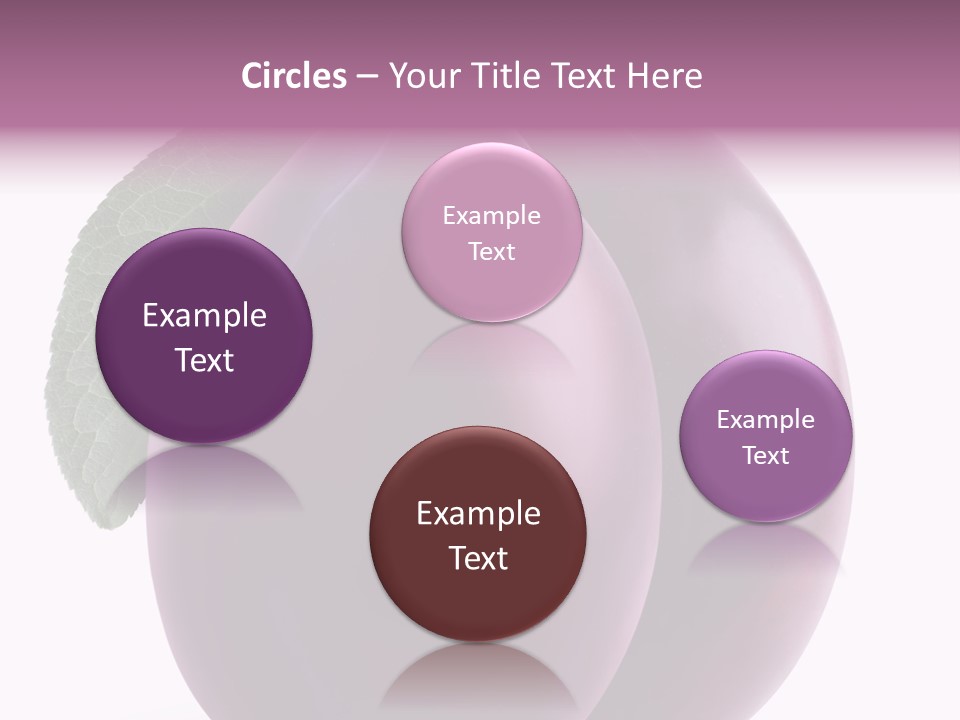 Raw Delicious Leaf PowerPoint Template