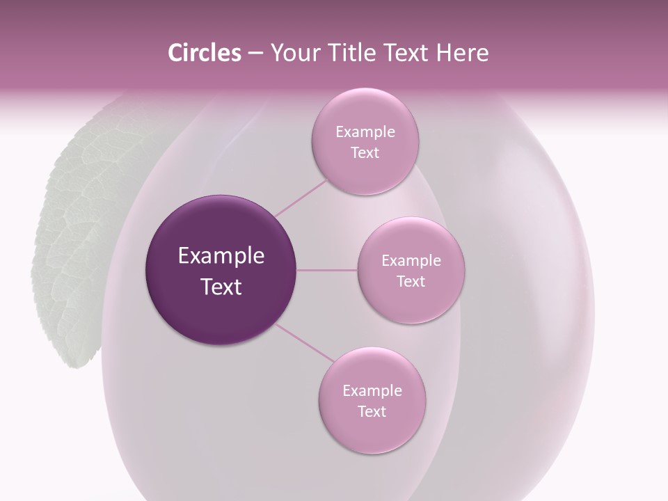 Raw Delicious Leaf PowerPoint Template