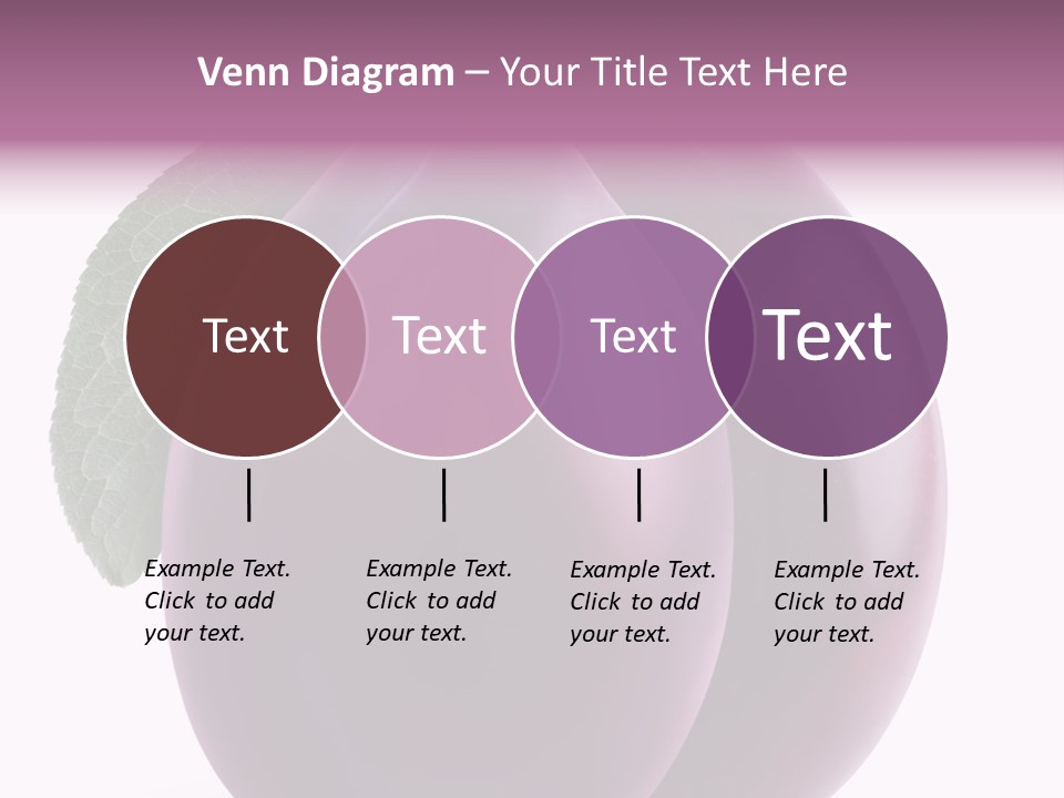 Raw Delicious Leaf PowerPoint Template