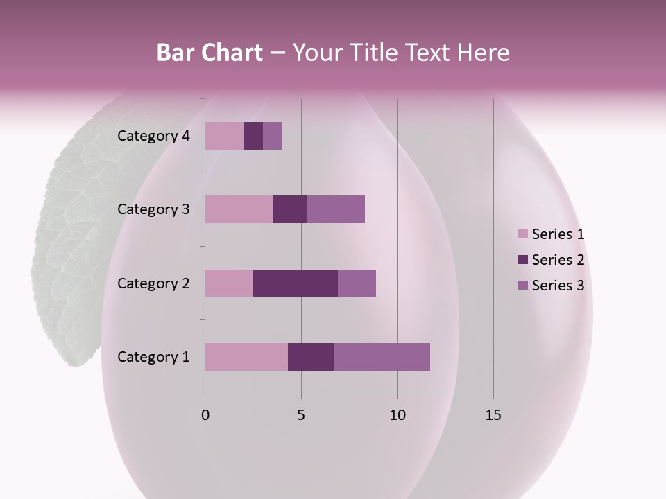 Raw Delicious Leaf PowerPoint Template