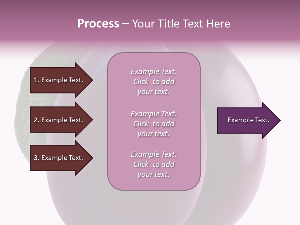 Raw Delicious Leaf PowerPoint Template