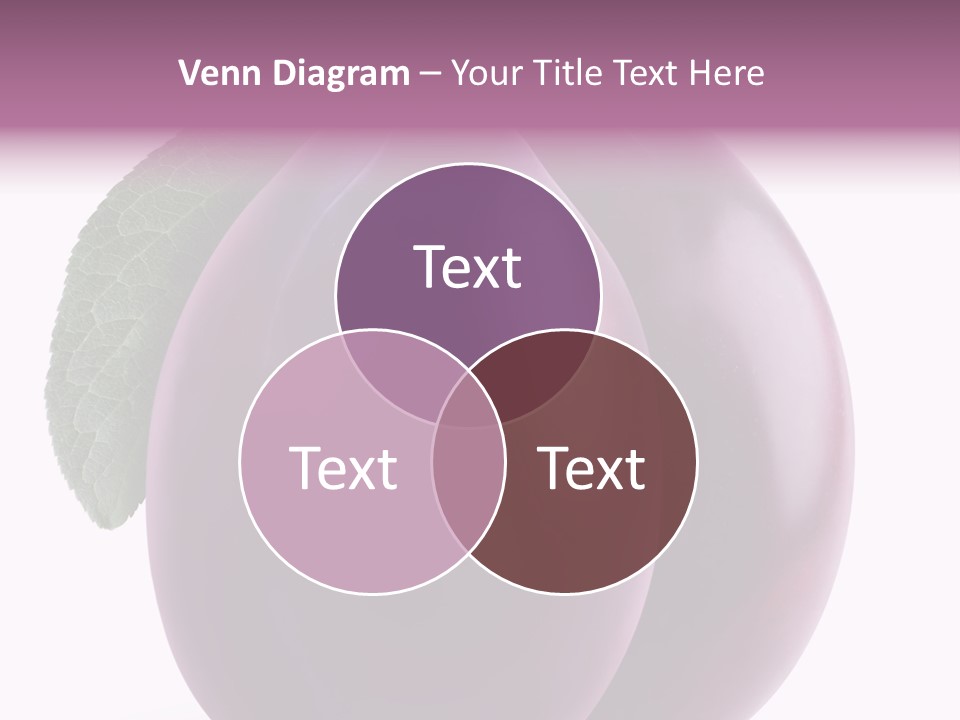 Raw Delicious Leaf PowerPoint Template