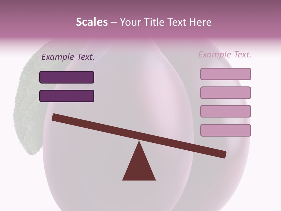 Raw Delicious Leaf PowerPoint Template