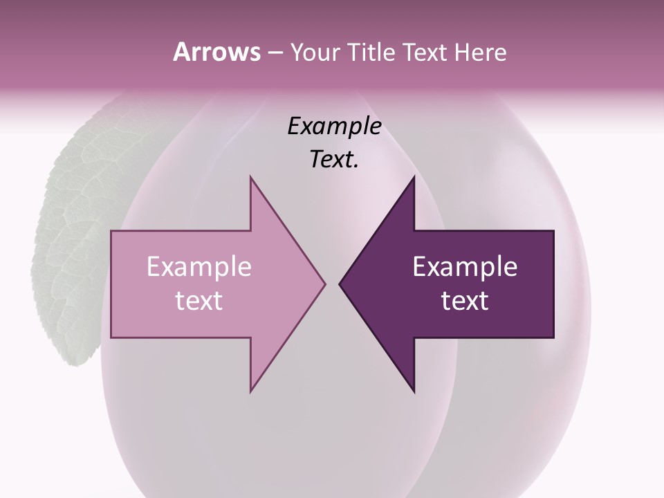 Raw Delicious Leaf PowerPoint Template