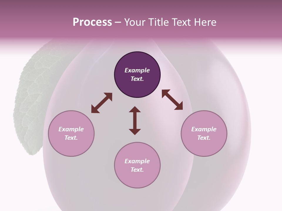 Raw Delicious Leaf PowerPoint Template