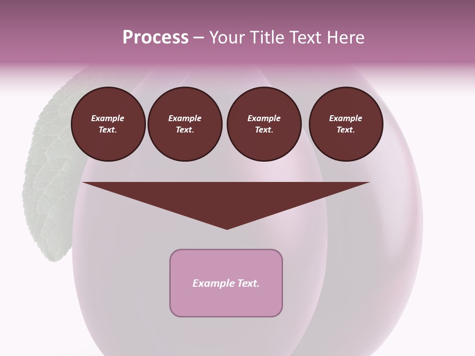 Raw Delicious Leaf PowerPoint Template