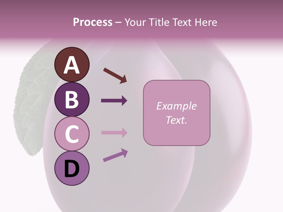 Raw Delicious Leaf PowerPoint Template