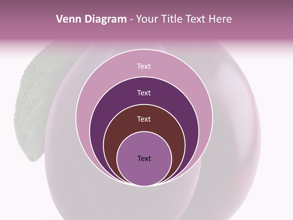 Raw Delicious Leaf PowerPoint Template