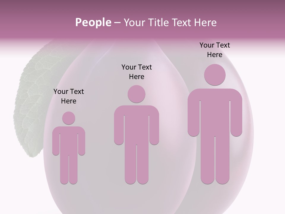 Raw Delicious Leaf PowerPoint Template