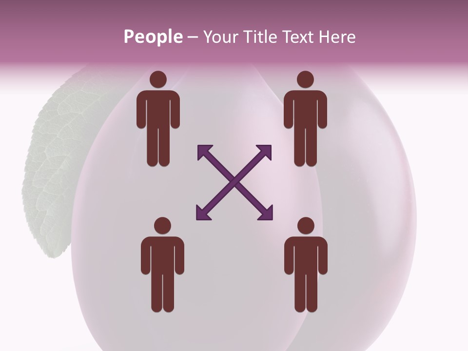 Raw Delicious Leaf PowerPoint Template