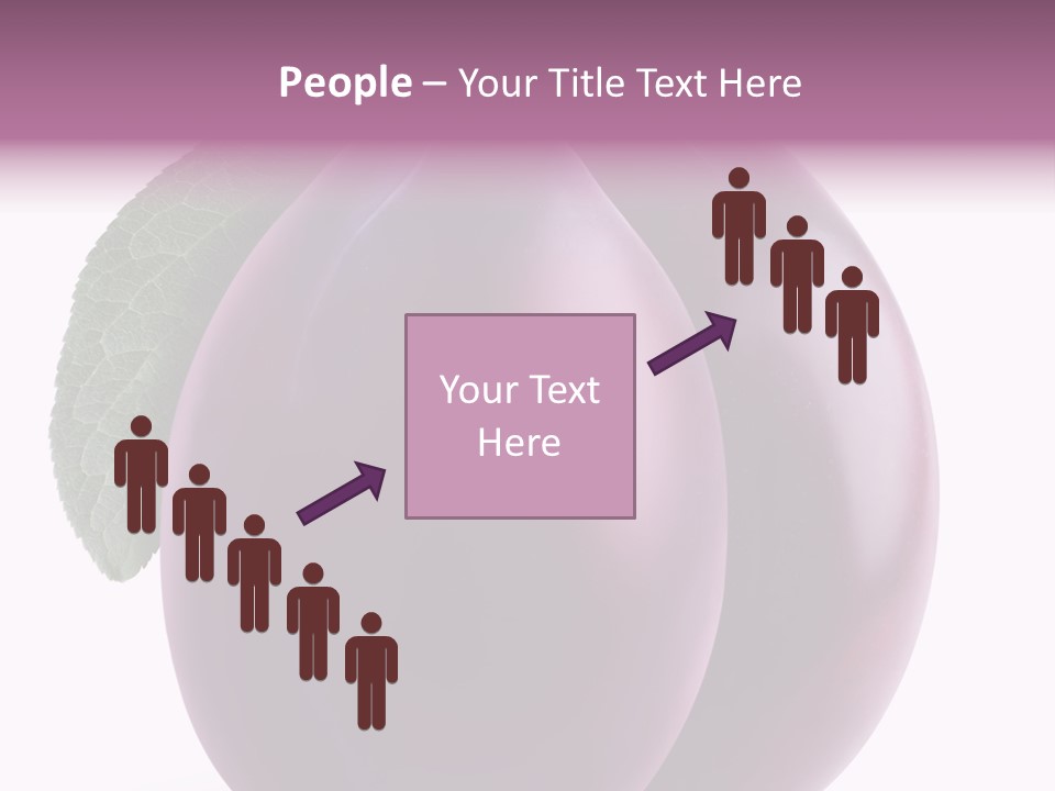 Raw Delicious Leaf PowerPoint Template