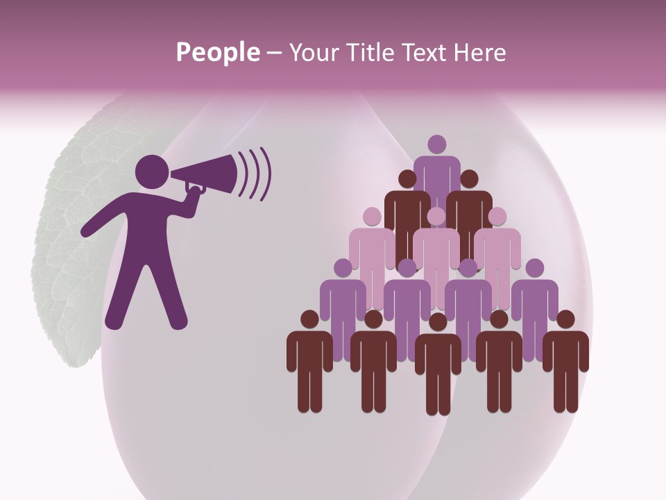 Raw Delicious Leaf PowerPoint Template