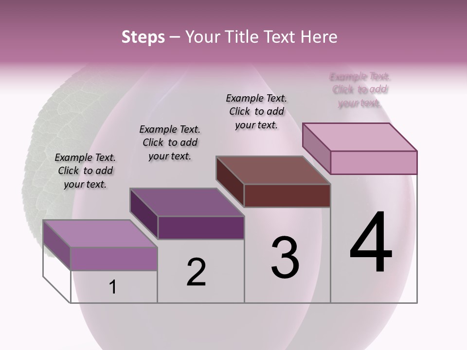 Raw Delicious Leaf PowerPoint Template
