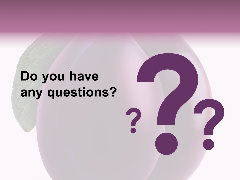 Raw Delicious Leaf PowerPoint Template