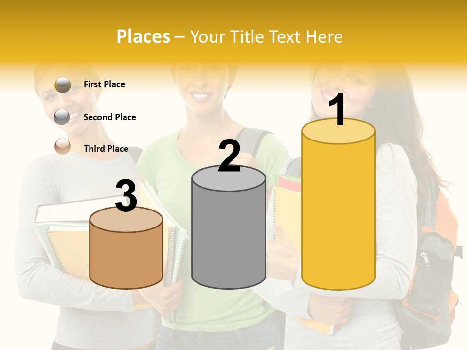 Young Portrait Science PowerPoint Template