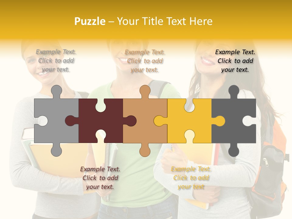 Young Portrait Science PowerPoint Template